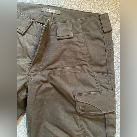 5.11 Tactical Women’s Stryke Pants Black Ripstop Cargo Pants 8R - Picture 4 of 11